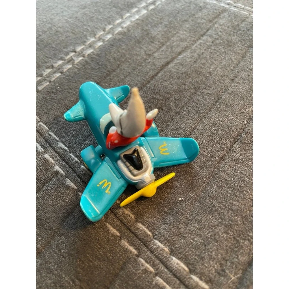 MCDONALD'S 1988 HAPPY MEAL TOY Mac Tonight Moon Man In Airplane. Vintage.